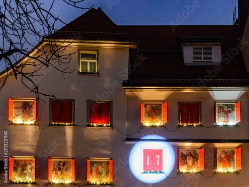 Photos Advent calendar house in Ravensburg, Germany