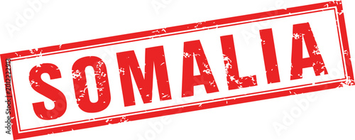 Fotografia Somalia text stamp graphic with postmark government geography politics official