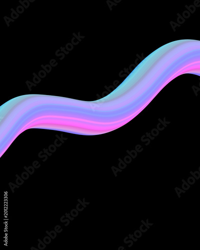 abstract blue neon with purple and pink gradation wavy lines background with smooth fluid gradient shapes. for wallpaper and background