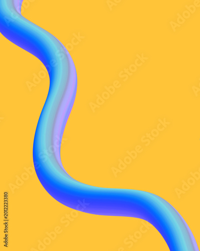 abstract blue neon with purple and pink gradation wavy lines background with smooth fluid gradient shapes. for wallpaper and background