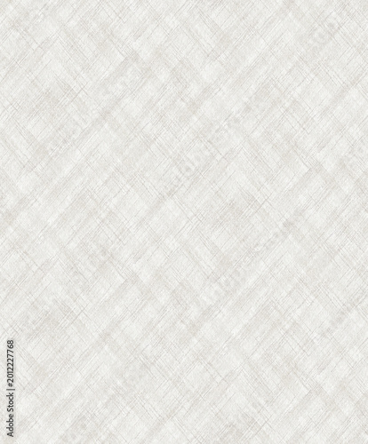 Seamless sophisticated white geometric texture featuring elegant abstract fabric linen structures and refined technical crossline design