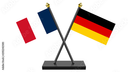 Flag of Germany and France