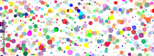 Confetti with texture and transparent effect background. Pattern of cheerful multi colored dots. Risograph dots pattern.eps10
