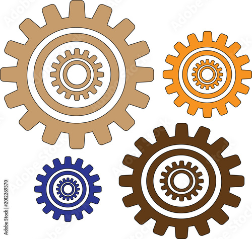 Gear Badge Design Variations
Colorful Mechanical Icon Series
Hexagon Star Gear Art
Multicolor Gear Patterns
Creative Badge Collection 
Black Gear Patterns
