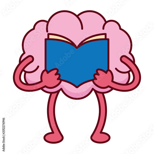 Konstfotografi Smart brain reading book learning concept