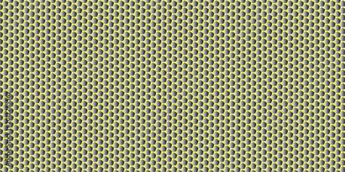 Cuadro en lienzo Honeycomb pattern with yellow and gray cells repeating geometric texture abstrac