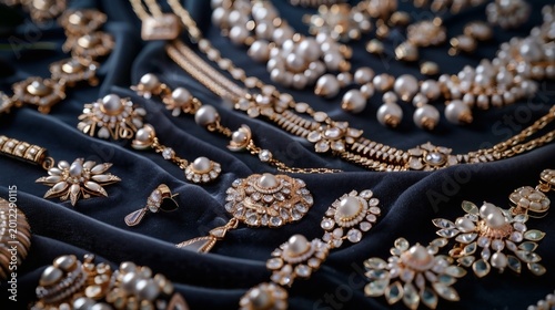 Exquisite necklaces, earrings