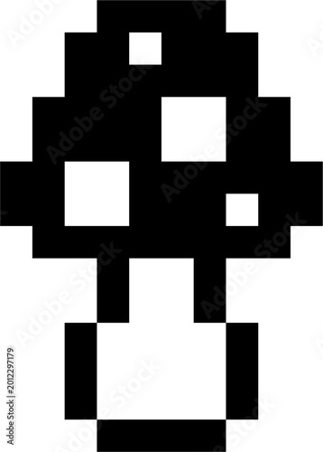 Little Mushroom in pixel art