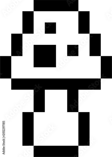 Little Mushroom in pixel art