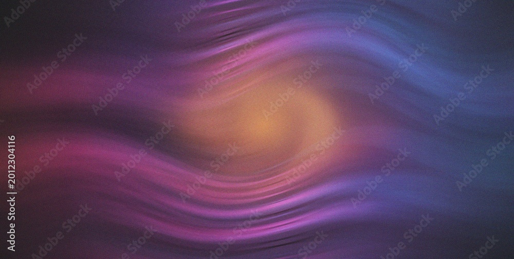 Fototapeta premium Abstract generative graphic resource with smooth swirling gradient flow and digital noise texture