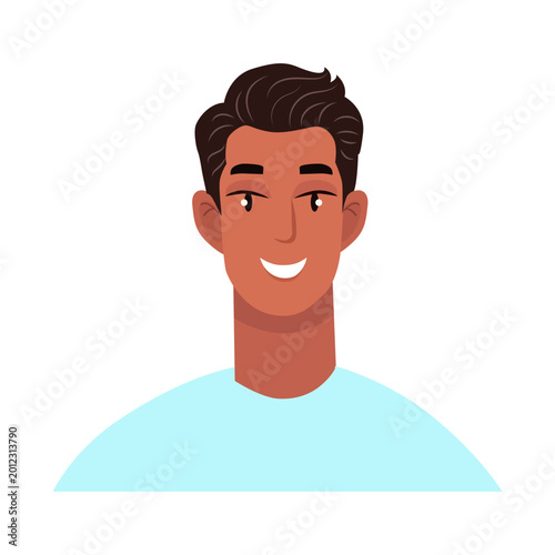 Illustration of Smiling Man