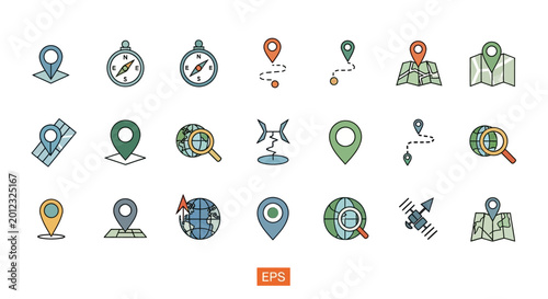 Location Icons Set
