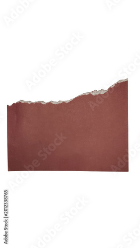Schilderij op canvas Brown leather texture with rough edge close up