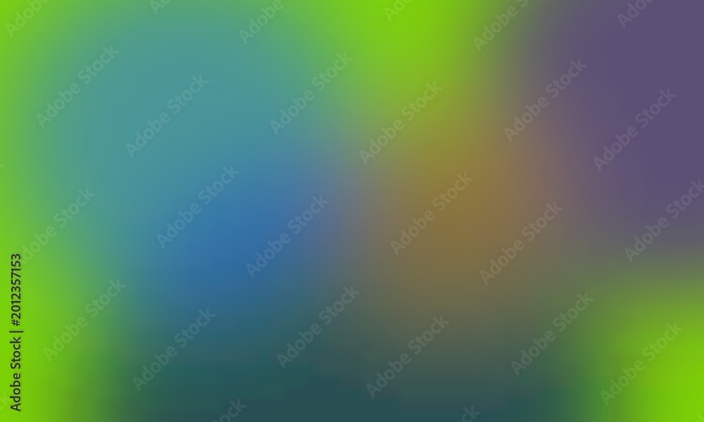 Obraz premium Abstract green and blue gradient background, with soft blurred, color shapes