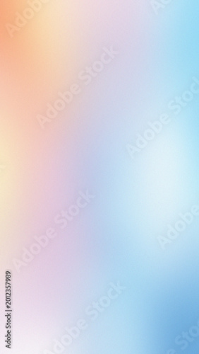 A vertical colorfull of warm colors, gradient color, blue, sky, yellow, background