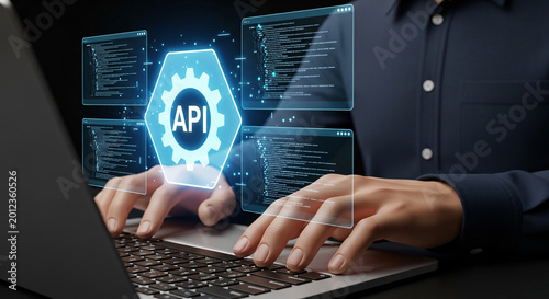 Plakat Développement API et programmation numérique