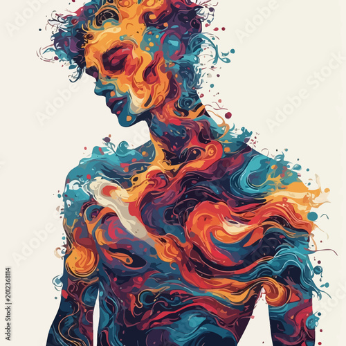Abstract Human Body Design Very Cool