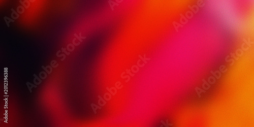 Billede på lærred Vibrant and moody abstract background with a blend of intense red, deep pink, and dark hues, featuring subtle grain
