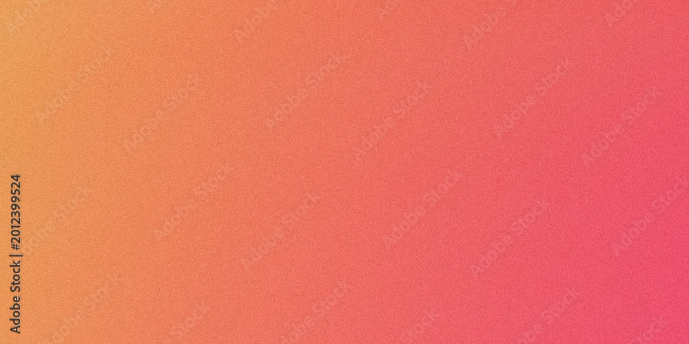 Fototapeta premium Warm orange to pink gradient background with subtle noise texture, smooth color transition, vibrant and inviting atmosphere for design projects.