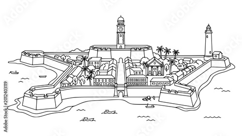 Tablou pe pânză Galle Fort, Sri Lanka