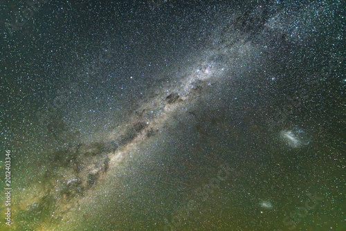 Photography A Bright Milky Way Stretching Across the Dark Country Sky