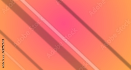 Foto Neon split complementary light streaks across gradient