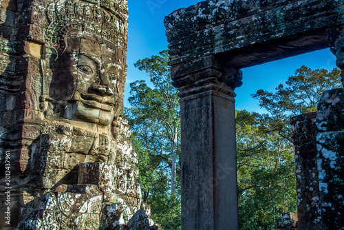 Photos Khmer Smile at Bayon Temple, Angkor Wat Cambodia
