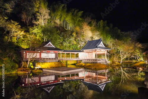 Quadro su tela Asaba Ryokan, a historic luxury Japanese inn located in the Shuzenji hot spring town on the Izu Peninsula