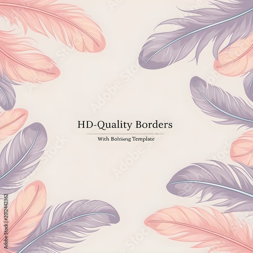 Soft Feathered Border Design with Bohemian Elegance for Fashion Accessories