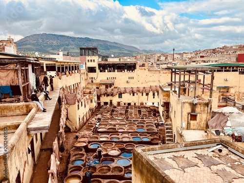 Tannerie à Fès – artisanat traditionnel et savoir-faire marocain