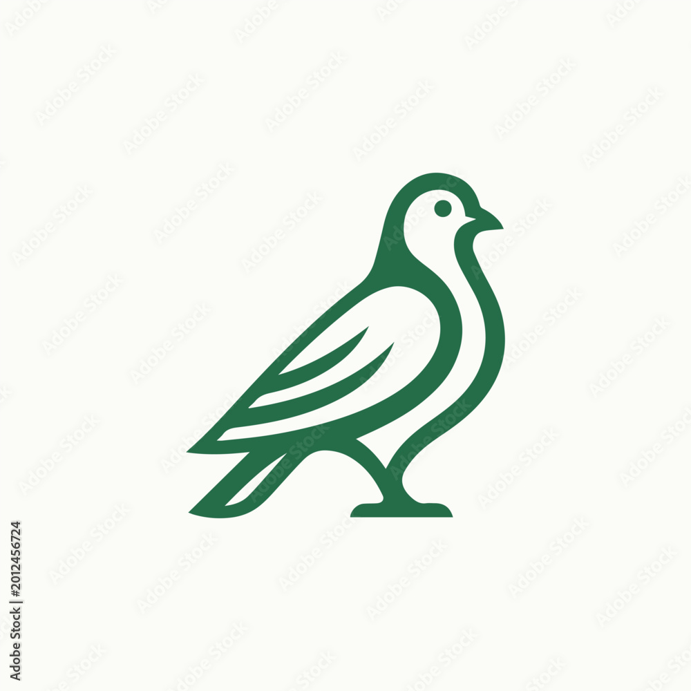 Fototapeta premium Pigeon Logo for sale.