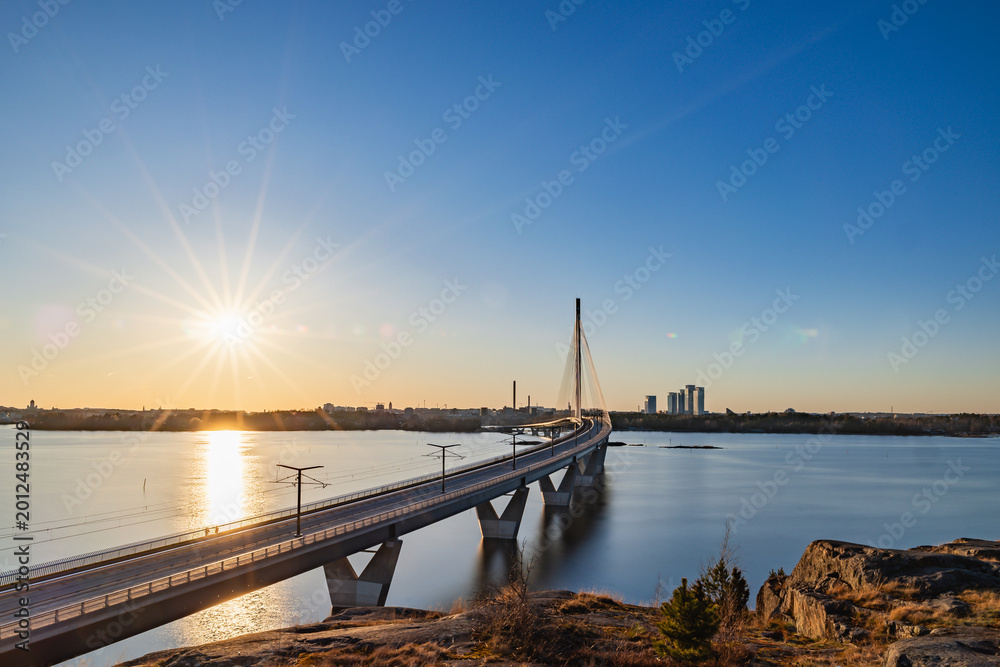 Obraz premium sunset over the sea