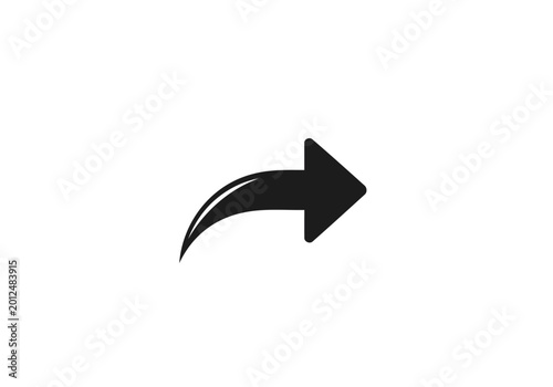 Right arrow icon for navigation and direction, minimalist vector symbol Free Download Right arrow icon for navigation and direction, minimalist vector symbol - GFXLoad