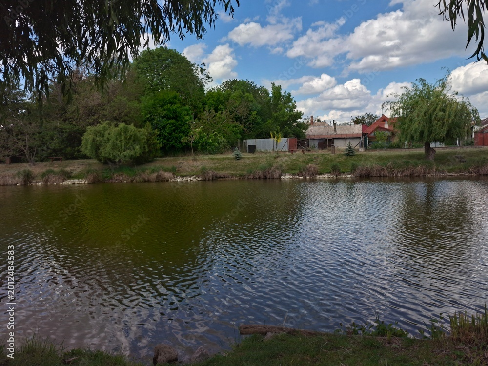 Obraz premium house on the water