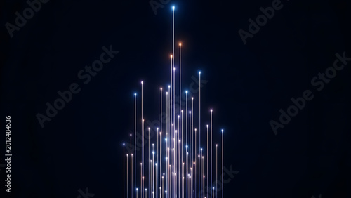 abstract blue light background