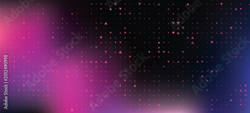 Light Purple, Pink vector layout with cosmic stars. Space stars on blurred abstract background with gradient. Smart design for your business advert.