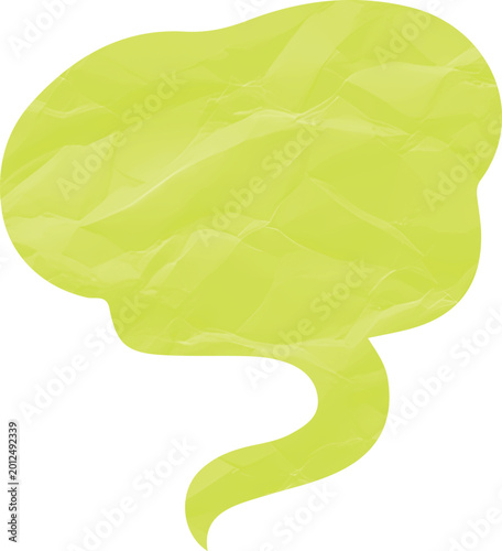 Green thought bubble with question mark icon