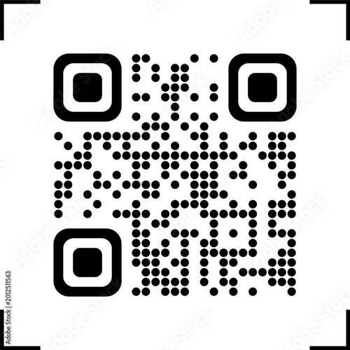 Photos QR Code Scan Frame With Corner Marks