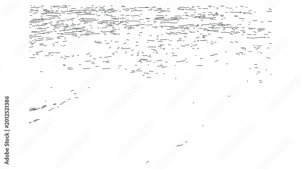 Obraz premium Subtle graphite rain effect with vertical pencil dashes and scattered hand drawn elements.