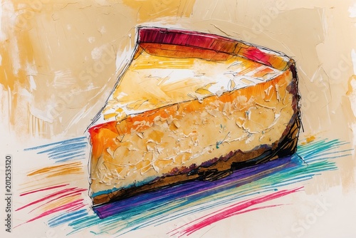 Painted Cheesecake