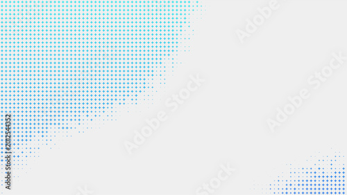 Blue Digital Cross Halftone Pattern Matrix Technology Background