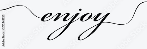Tableau sur toile WELCOME brush calligraphy banner . Vector Illustration . EPS 10 .