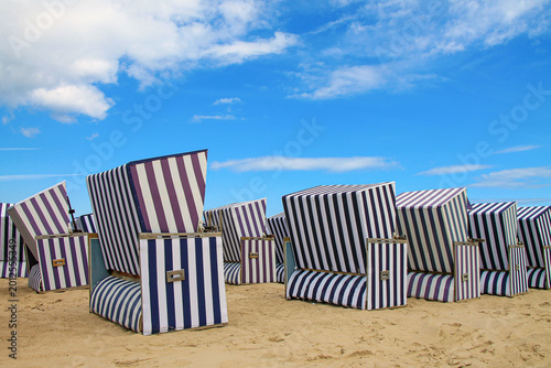 Obraz na plátně Beach on the Baltic coast closeup