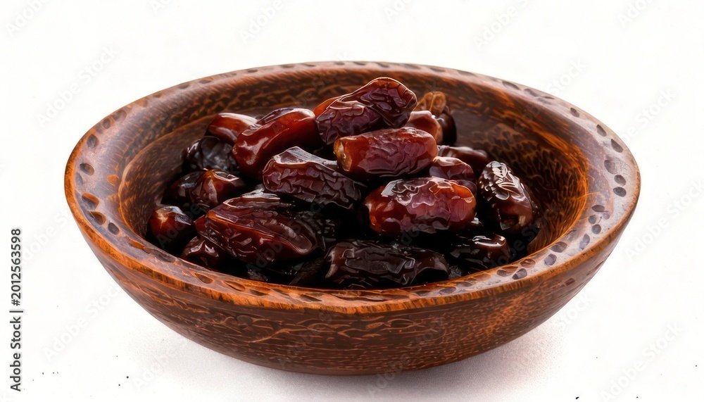 Obraz premium Bowl of Dates - A Sweet and Nutritious Treat.