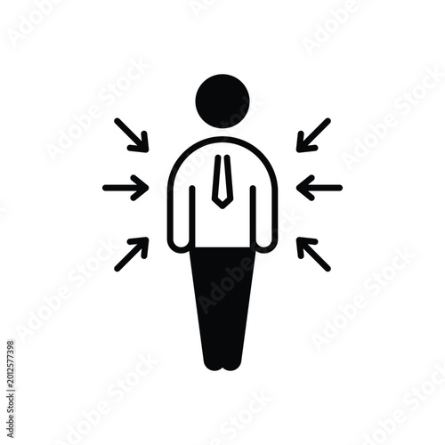Obraz na plátně Customer Eccentricity vector icon