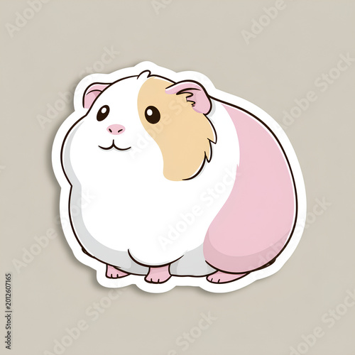 Cute Cartoon Guinea Pig and Hamster Illustrations