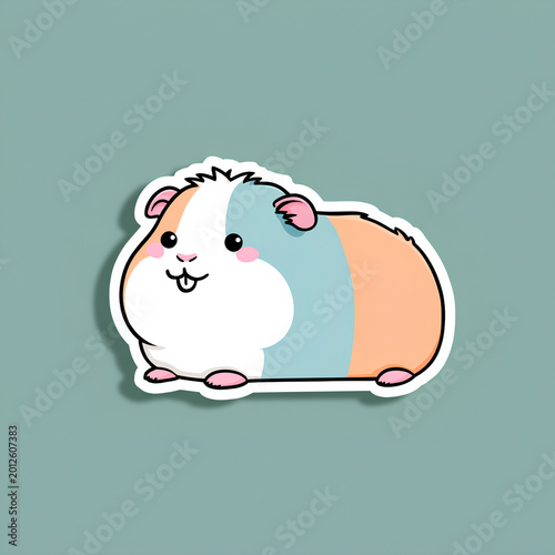 Cute Cartoon Guinea Pig and Hamster Illustrations
