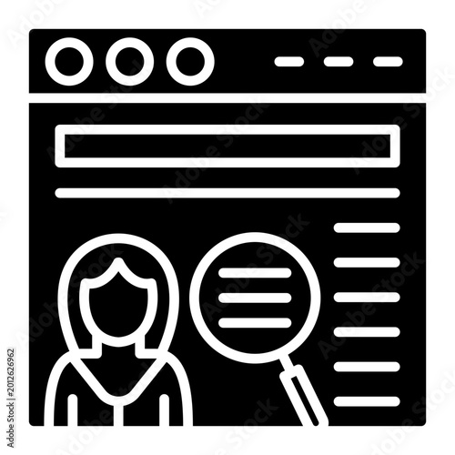 Принти на полотні False Information Vector Icon