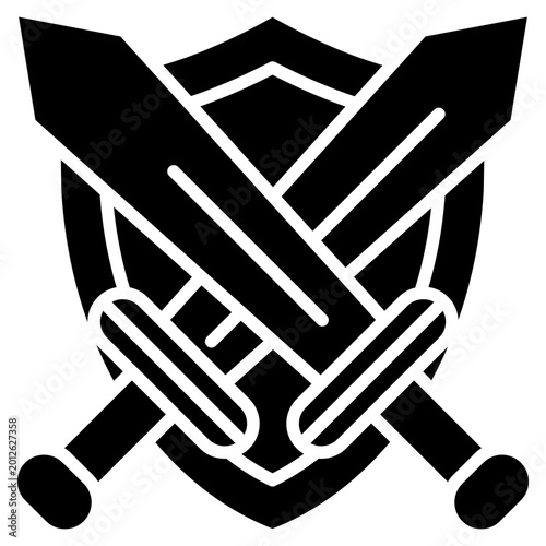 Fotografie Fighting Game Vector Icon