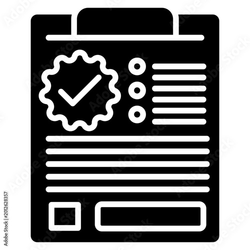 Declaration Form Vector Icon